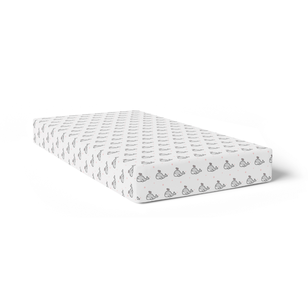 The White Cradle Cotton Crib Fitted Sheets (Pack of 2)