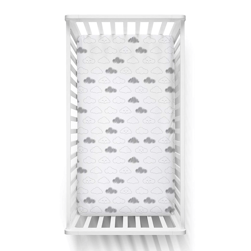 The White Cradle Organic Cotton Fitted Cot Sheet