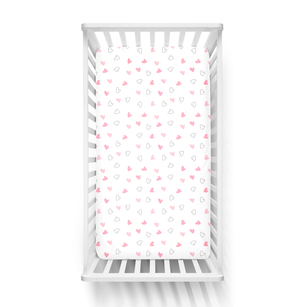 The White Cradle Flat Bed Sheet for Baby Cot & Mattress