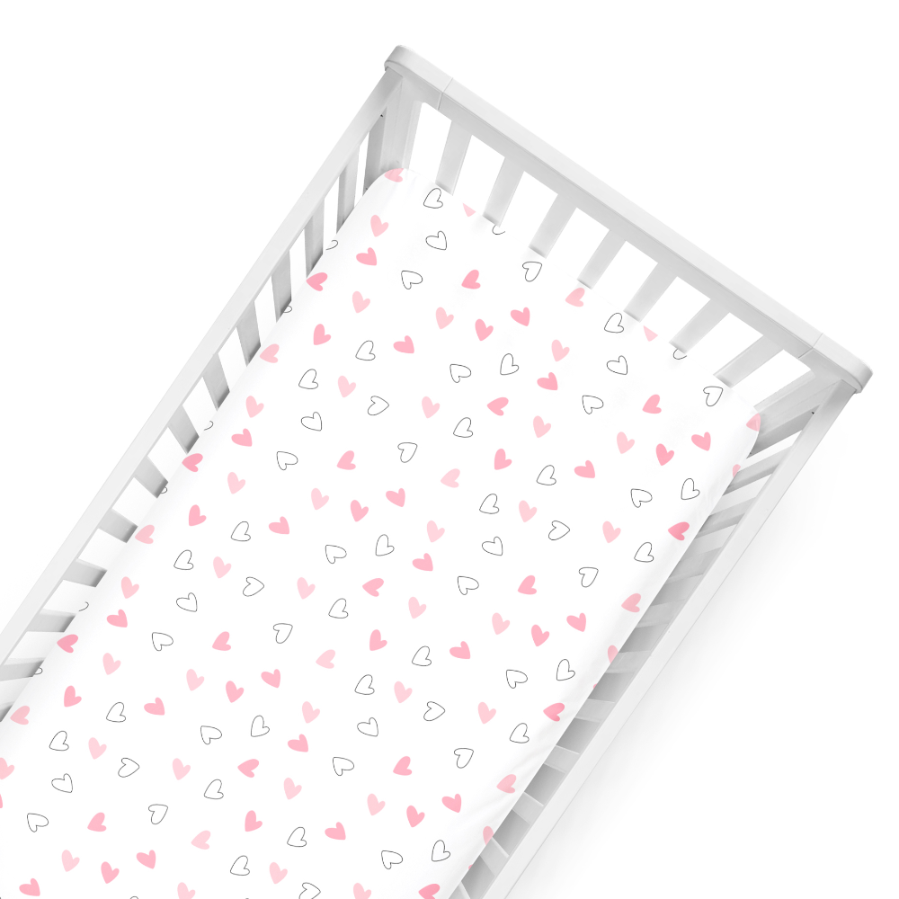 The White Cradle Flat Bed Sheet for Baby Cot & Mattress