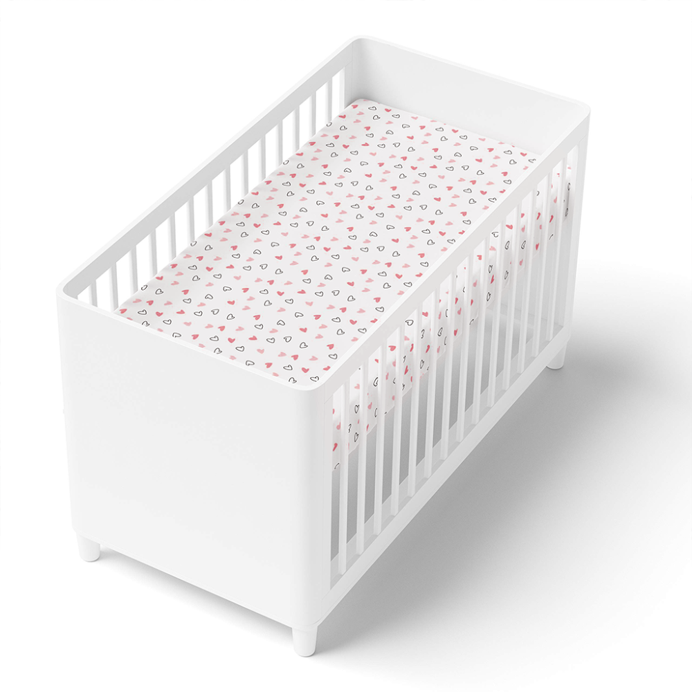 The White Cradle Flat Bed Sheet for Baby Cot & Mattress