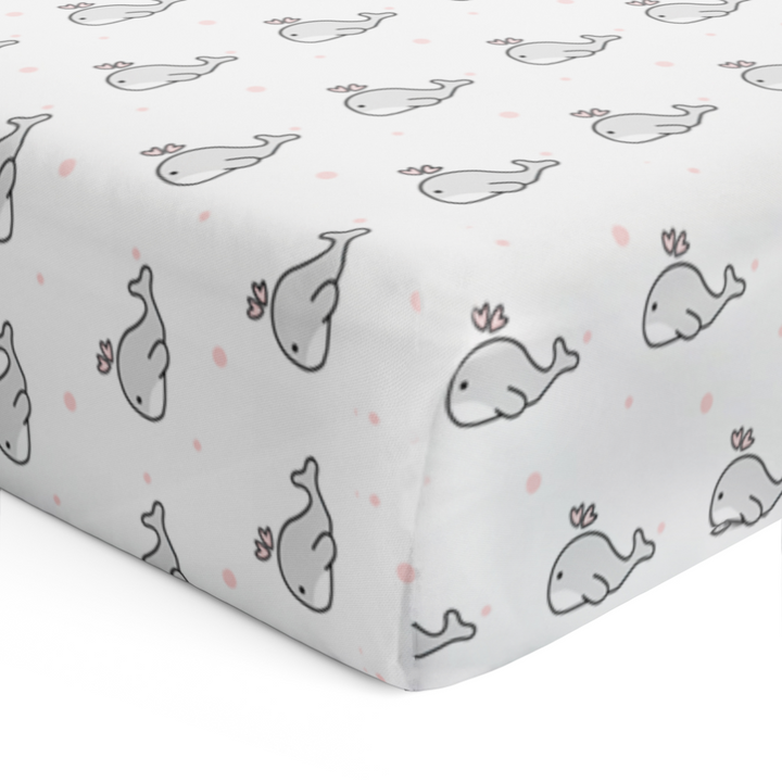Pink Whale and Triangle