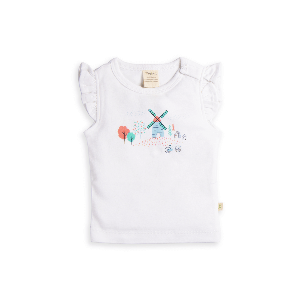 Tiny Twig Cap Slv Tee Play Park