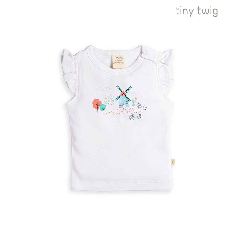 Tiny Twig Cap Slv Tee Play Park