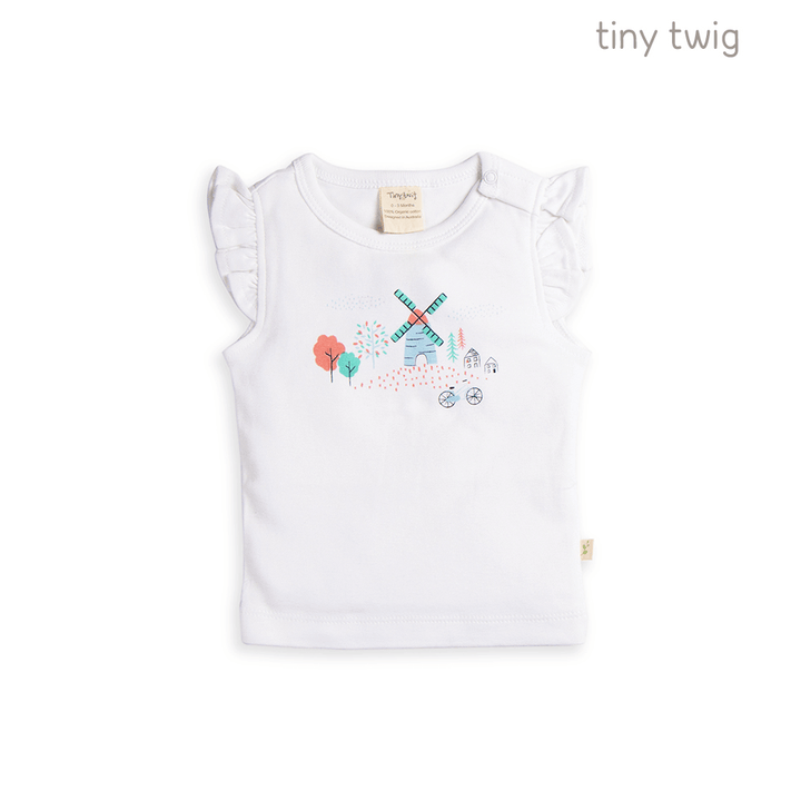 Tiny Twig Cap Slv Tee Play Park