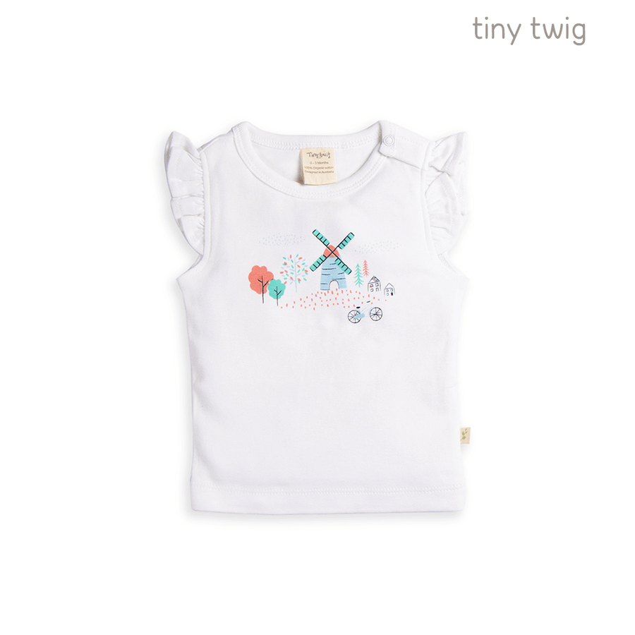Tiny Twig Cap Slv Tee Play Park