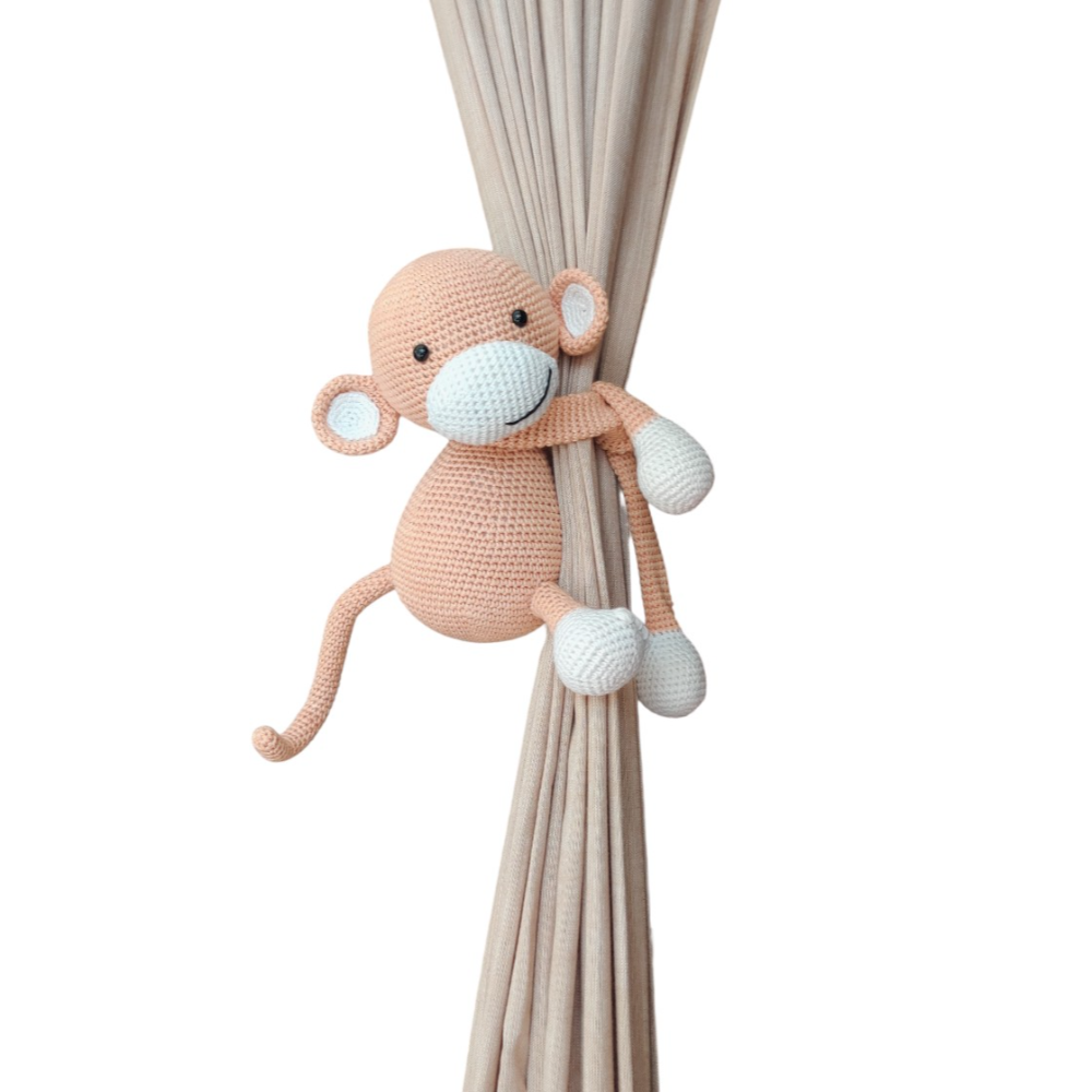 Haute by Hand Jungle Buddies Curtain Ties