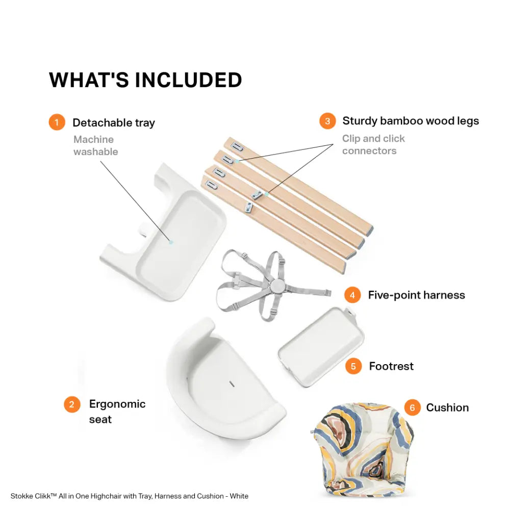 #color_Stokke®-Clikk™-High-Chair---White-(Bamboo)-with-Cushion-and-Travel-Bag,-Lightweight-Portable-Highchair-for-Baby-and-Toddler,-Tool-Free-Assembly,-Easy-to-Clean,-5-Point-Harness-(6-to-36-Months)