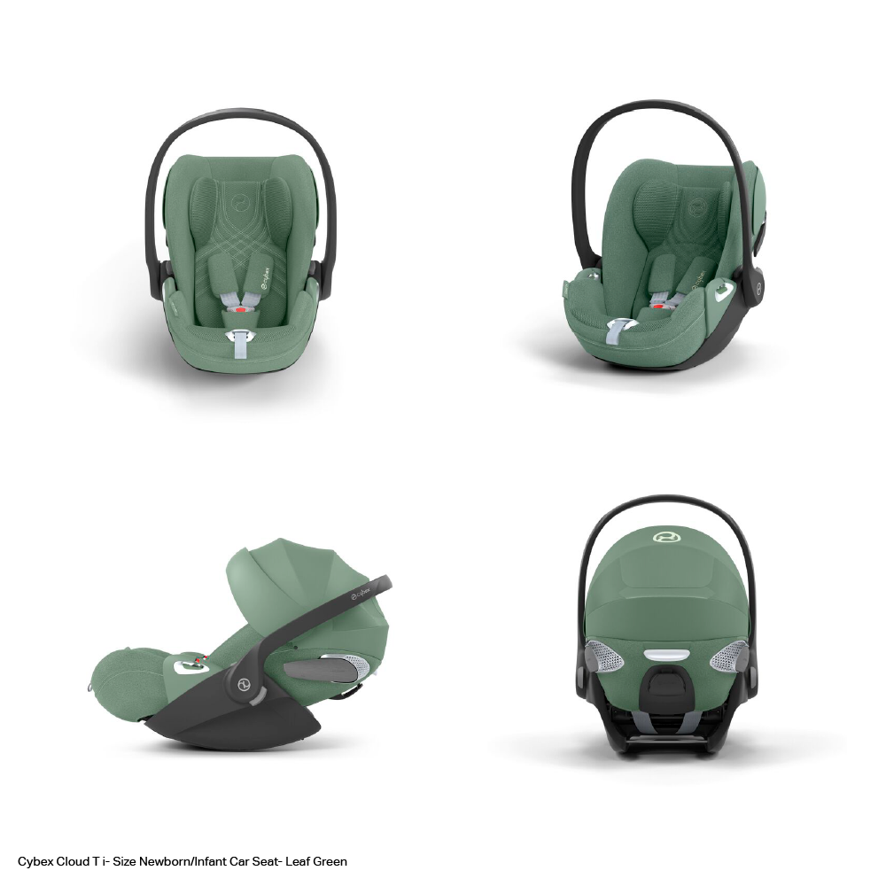 Cybex Cloud T Newborn/Infant Car Seat - Leaf Green