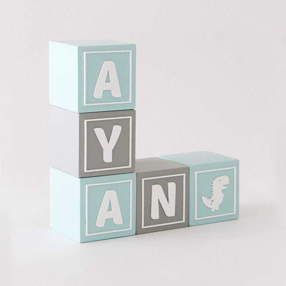 The Tiny Trove Name Block - Contemporary