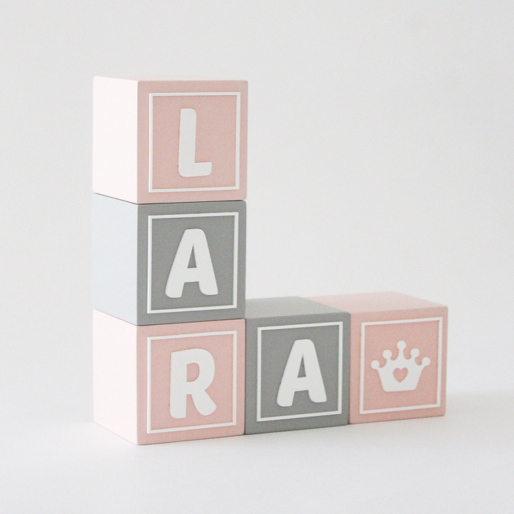 The Tiny Trove Name Block - Contemporary