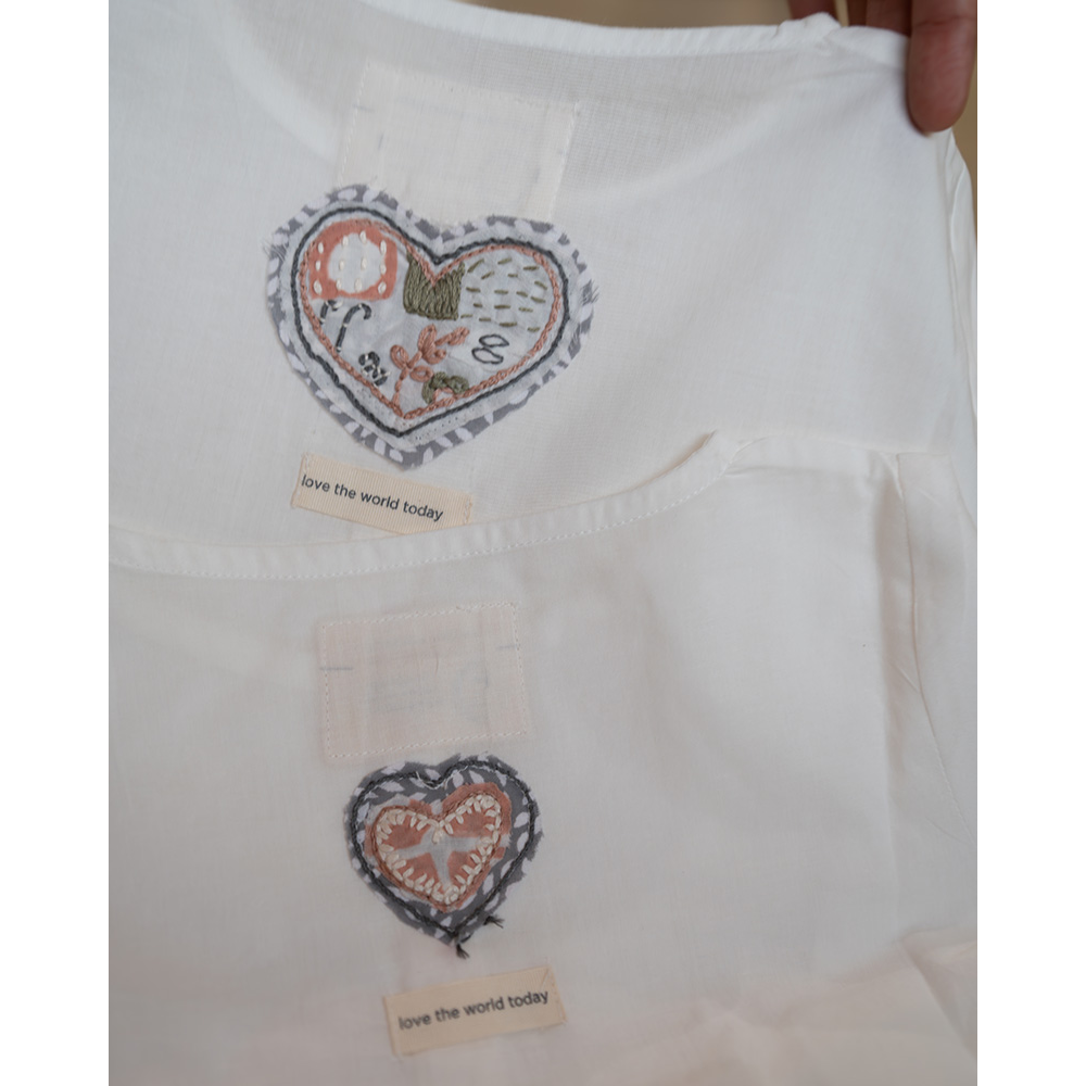 Love the World Today ‘I Want To Be Like Grandpa’ Kurta Pyjama Set - White