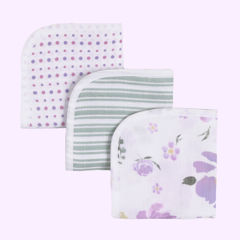 Abracadabra Muslin Wipes (Set of 3)