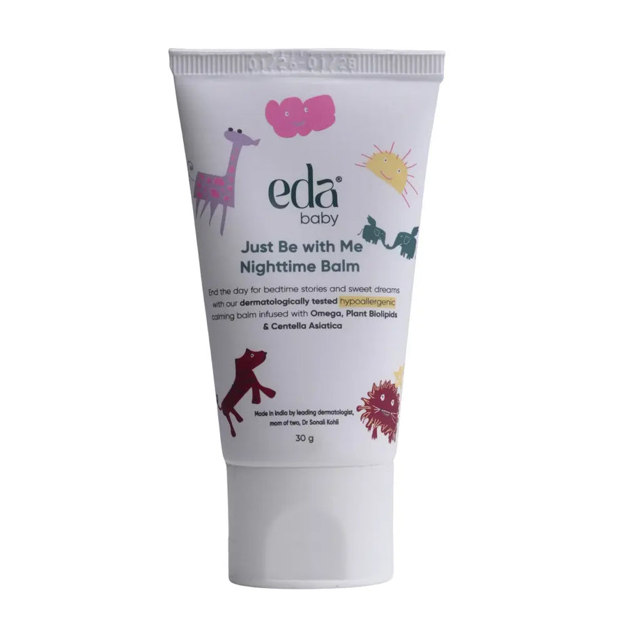 Eda Baby & Child Just Be with Me Night time Balm – Gentle Herbal Care Sleep Balm for Babies & Kids