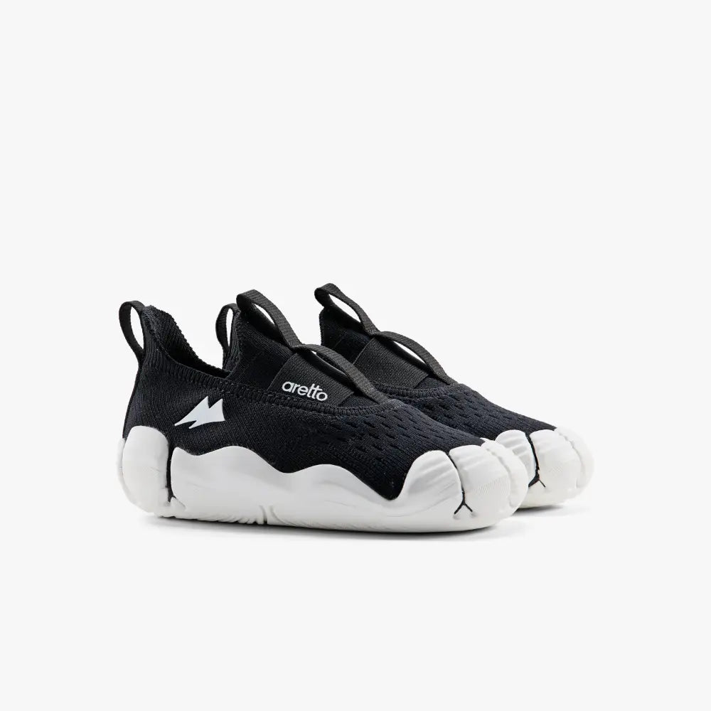Aretto Leaps - Classic Black Kids Shoes