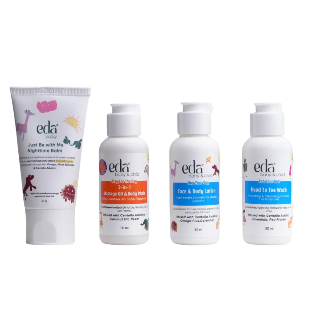 Eda Baby &amp; Child The Eda Travel Kit | Essential Care Set for Kids Aged 0-5 Years