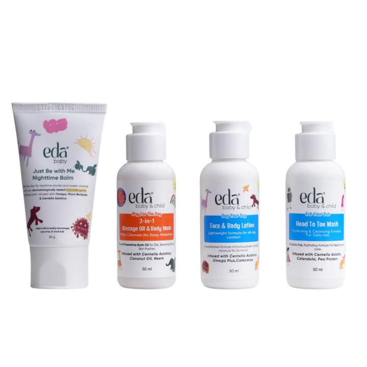Eda Baby &amp; Child The Eda Travel Kit | Essential Care Set for Kids Aged 0-5 Years