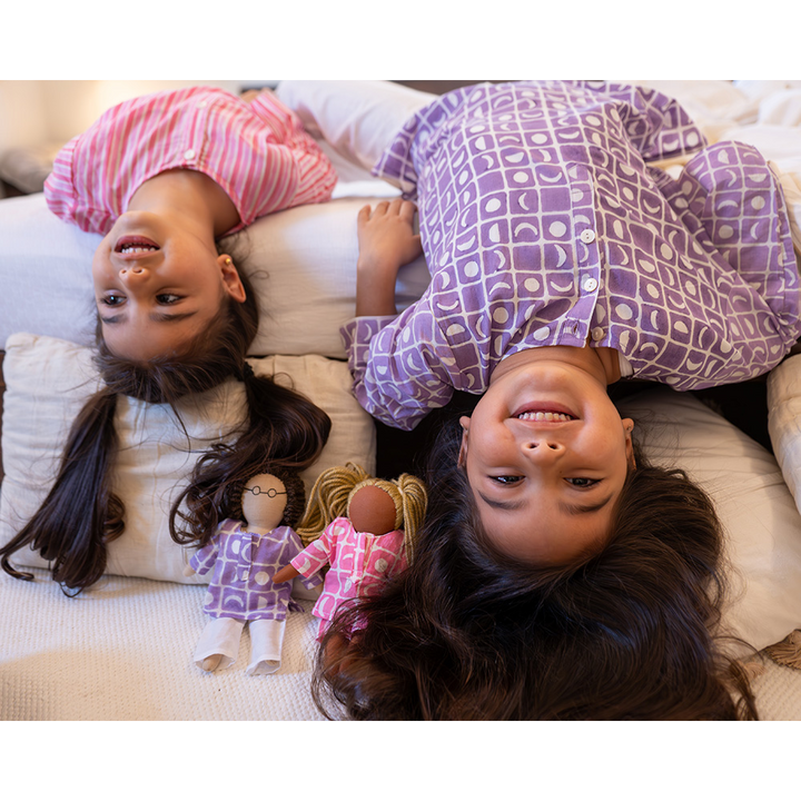 Love The World Today I Want To Be Like Grandpa - Kurta Pajama Set - Purple Moon