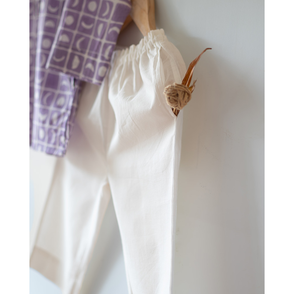 Love The World Today I Want To Be Like Grandpa - Kurta Pajama Set - Purple Moon