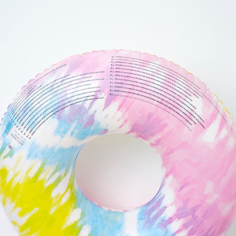 SUNNYLiFE Inflatable Pool Ring Tie Dye Sorbet