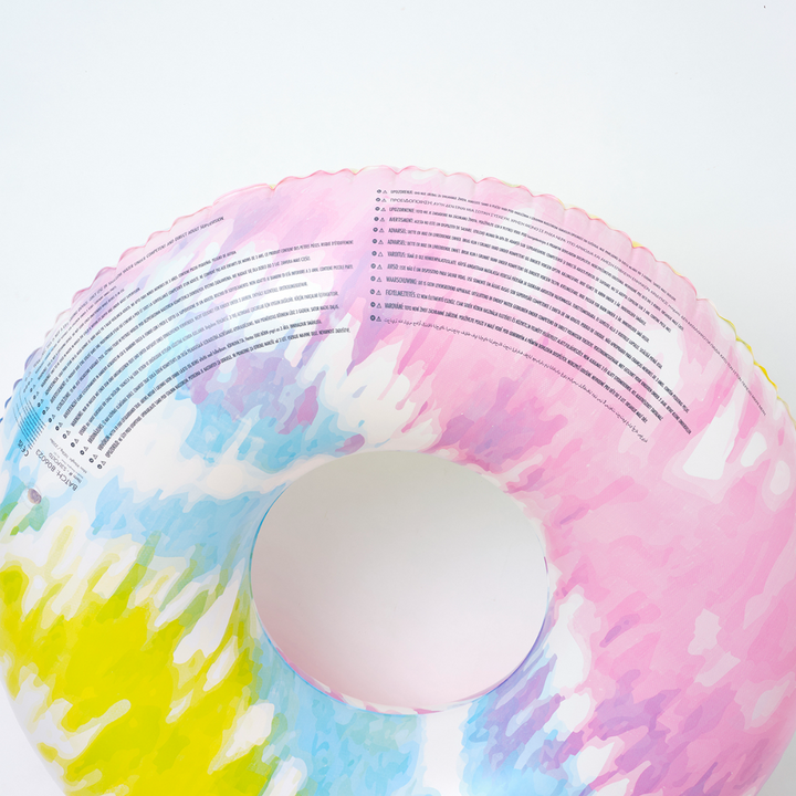 SUNNYLiFE Inflatable Pool Ring Tie Dye Sorbet