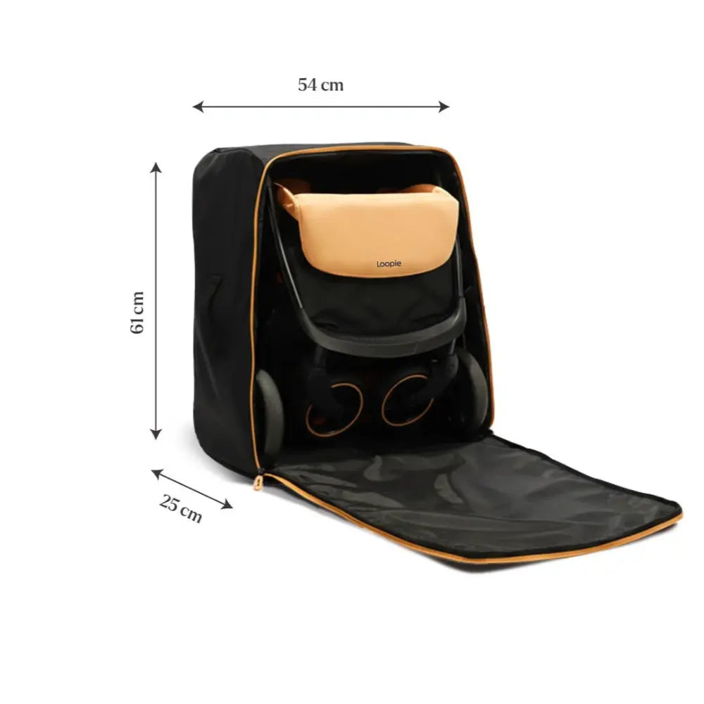 Loopie Hop Stroller Bag - Black