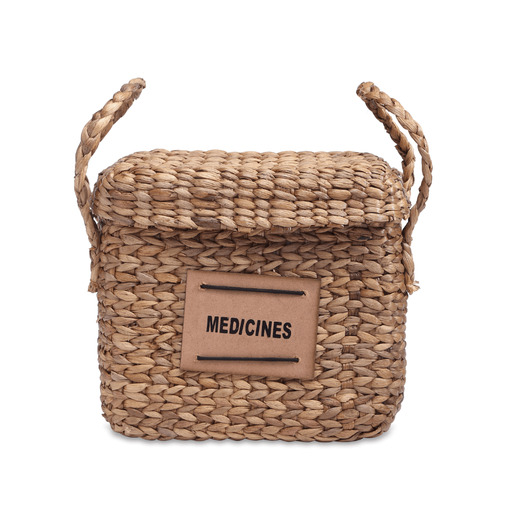 The Baby Trunk Medicine Bamboo Cane Basket Small