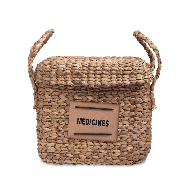 Medicine Bamboo Cane Basket Small