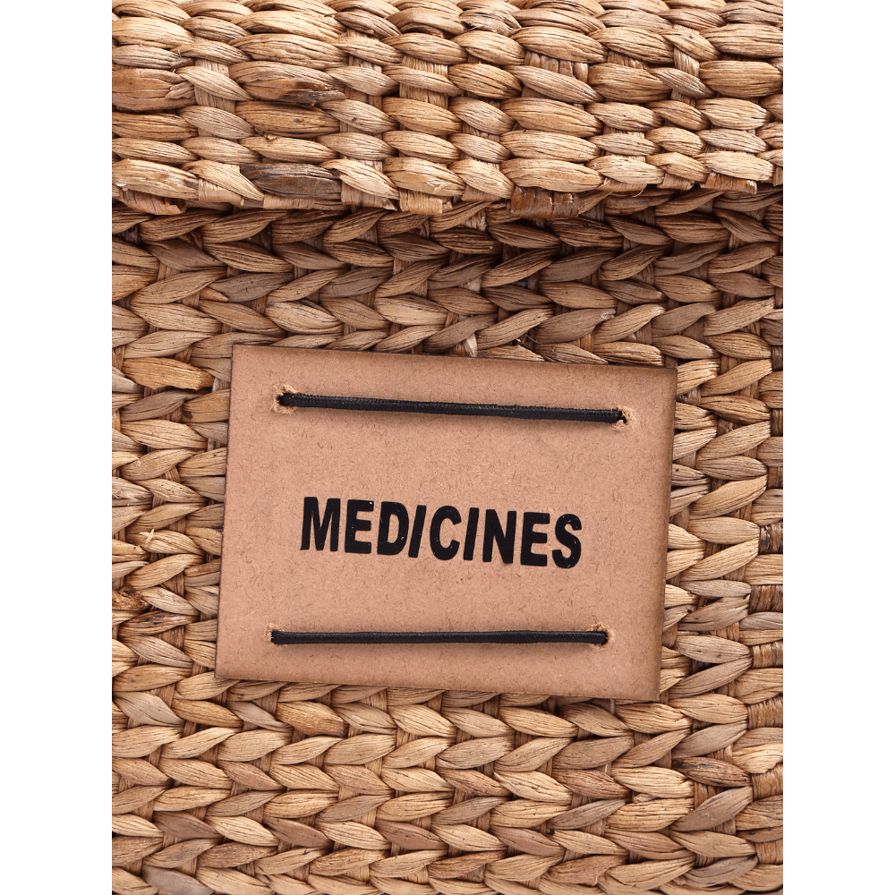 The Baby Trunk Medicine Bamboo Cane Basket Small