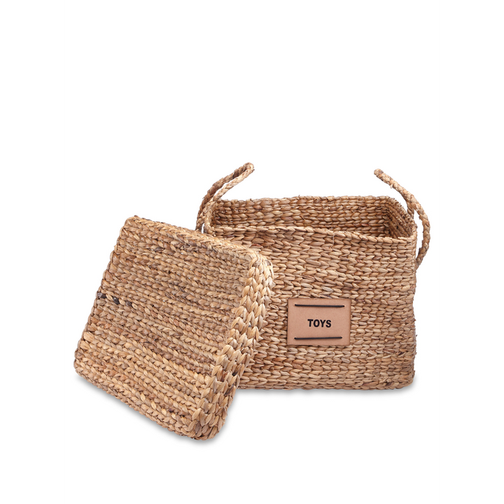 The Baby Trunk Toy Bamboo Cane Basket Large