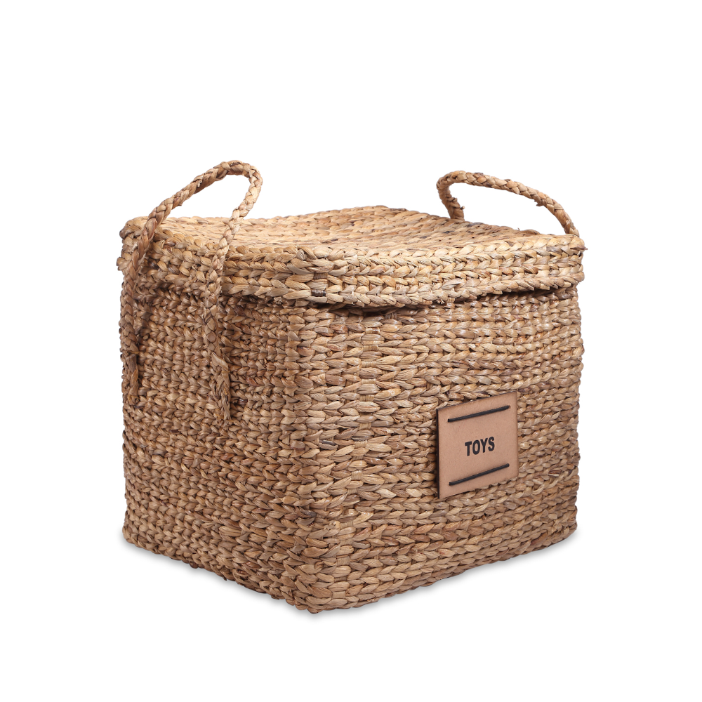 The Baby Trunk Toy Bamboo Cane Basket Large