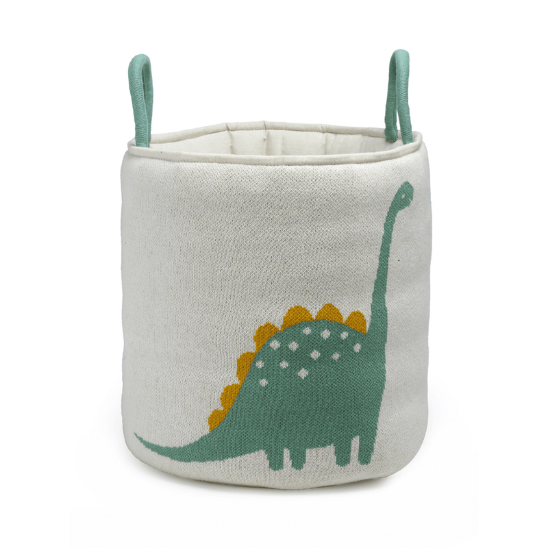 Dinosaurs Knitted Basket