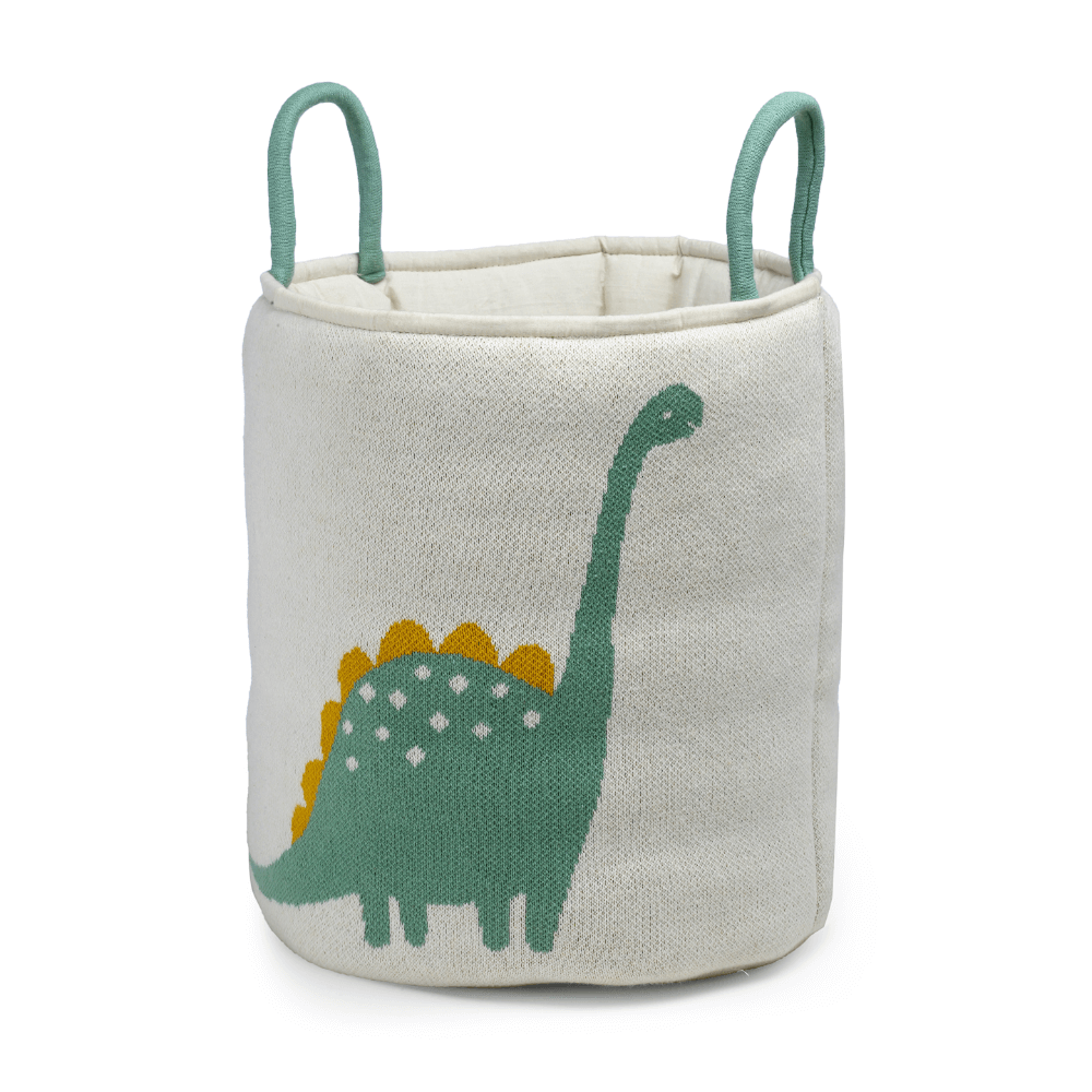 The Baby Trunk Dinosaurs Knitted Basket