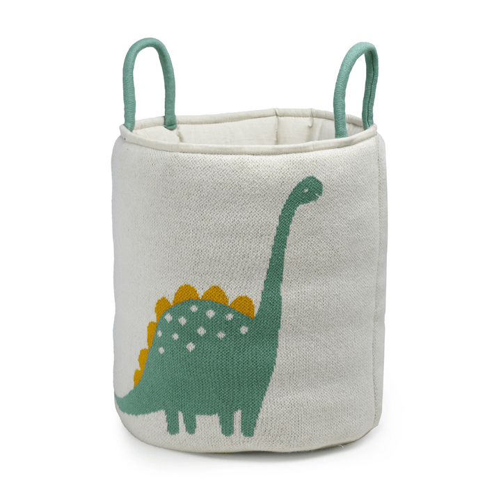 The Baby Trunk Dinosaurs Knitted Basket