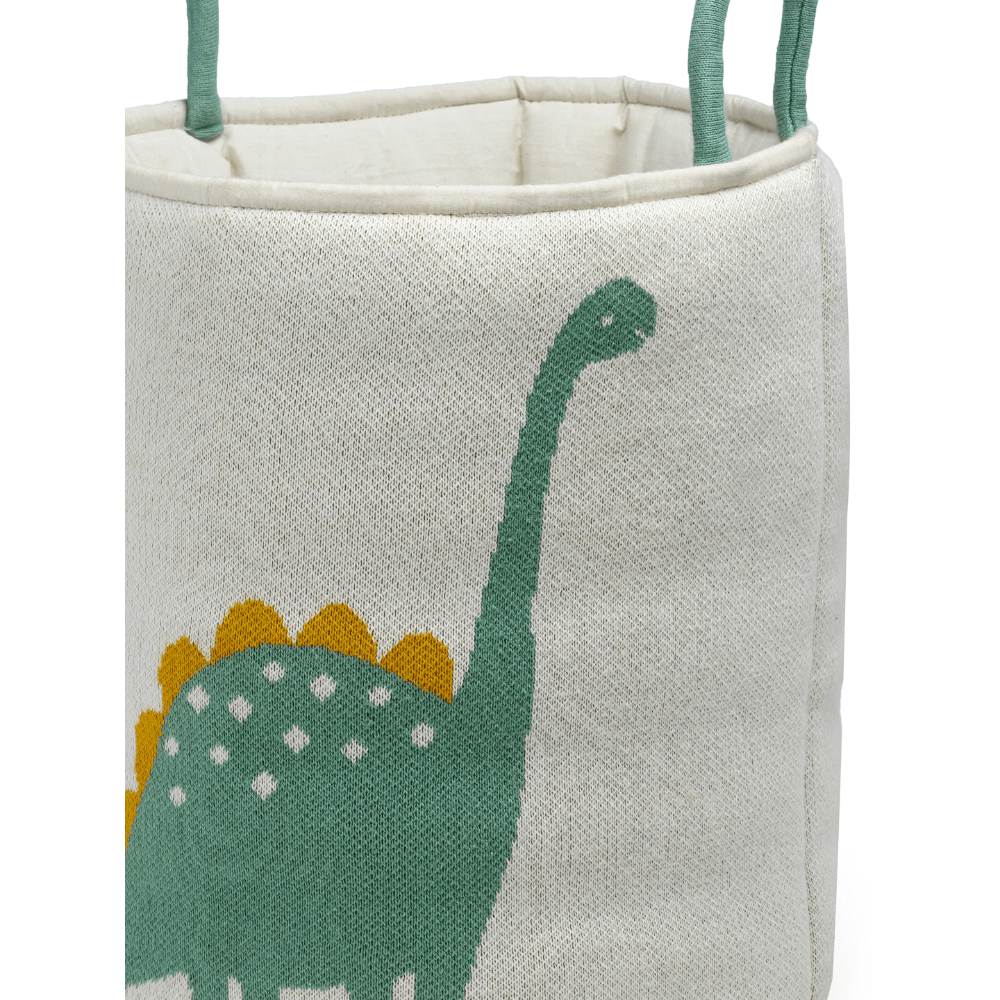 The Baby Trunk Dinosaurs Knitted Basket