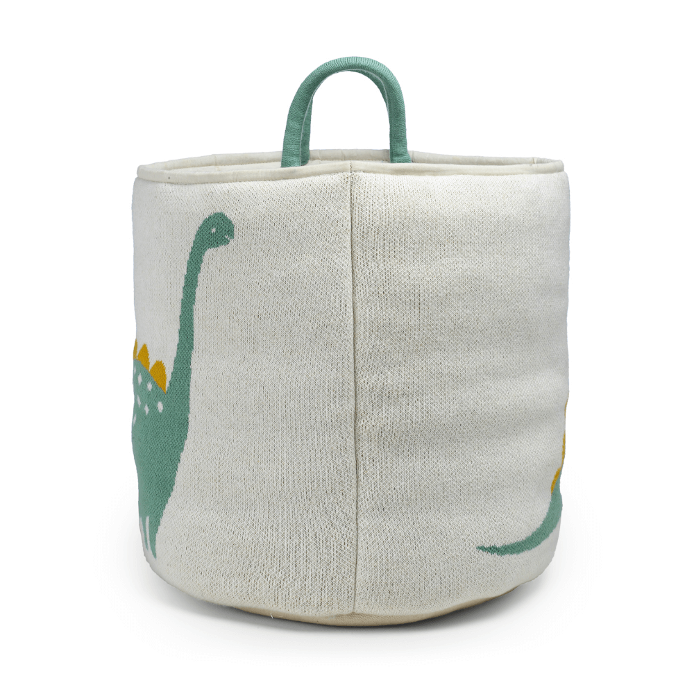 The Baby Trunk Dinosaurs Knitted Basket