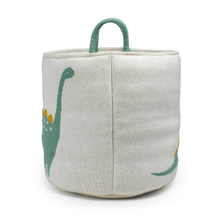 The Baby Trunk Dinosaurs Knitted Basket