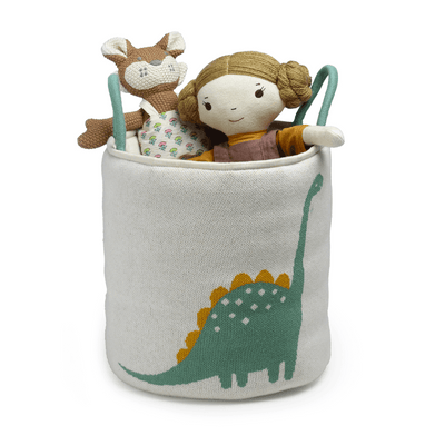 Dinosaurs Knitted Basket
