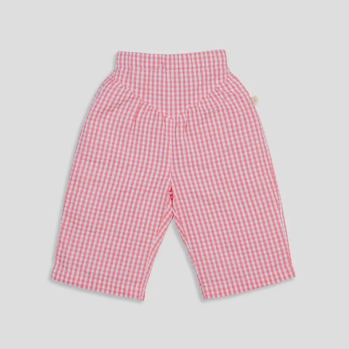 Tiny Twig Berry Gingham Culotte