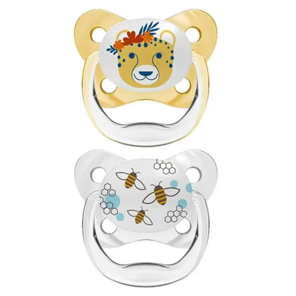 Dr. Brown's Prevent Glow in the Dark Butterfly Shield Soother Stage 2 - Pack of 2