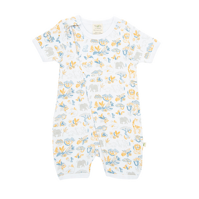 Tiny Twig Short Sleeve Zipsuit - Discovery