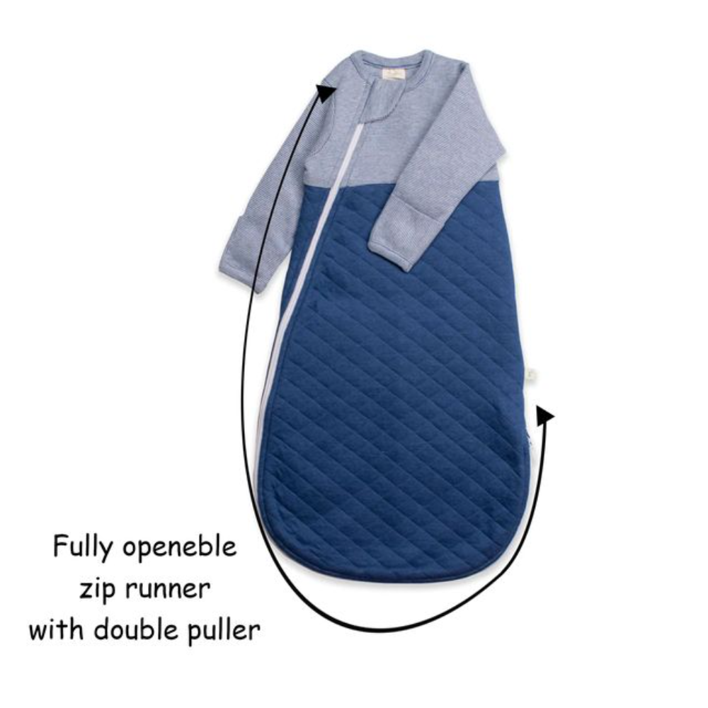 Tiny Twig Quilted Sleeping Bag- Sapphire