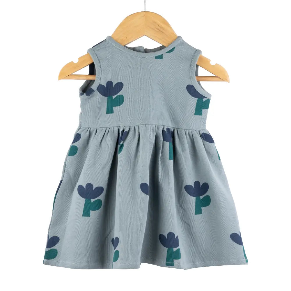 Dulaar Organic Cotton Dress - Blue