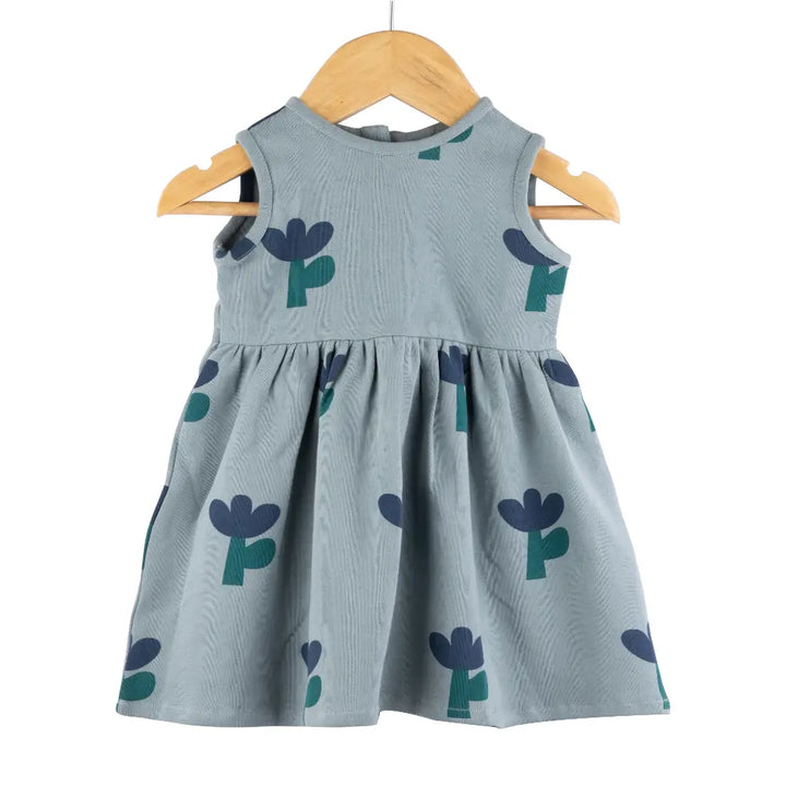 Dulaar Organic Cotton Dress - Blue