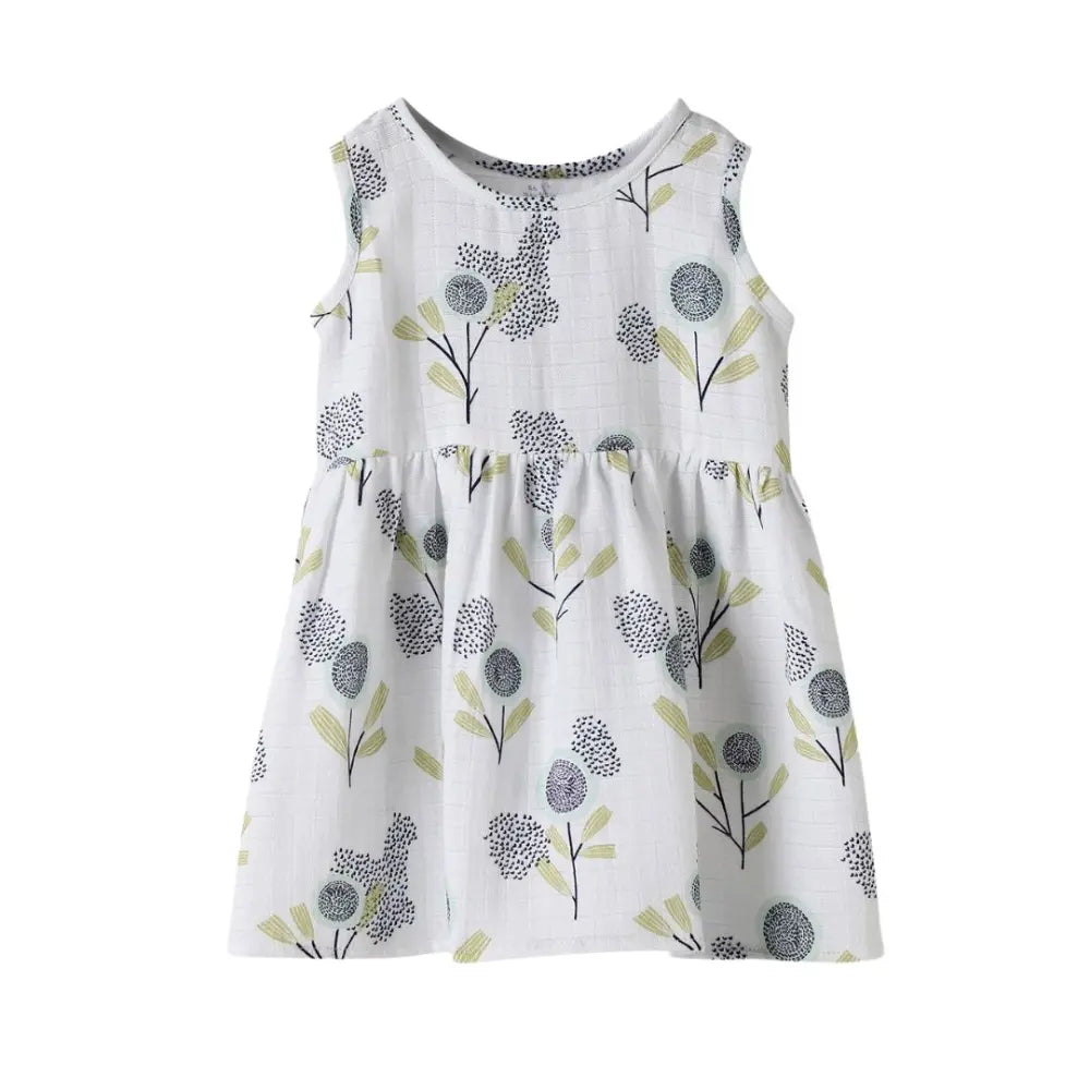 Dulaar Organic Muslin Dress - The Sparrow and Flower