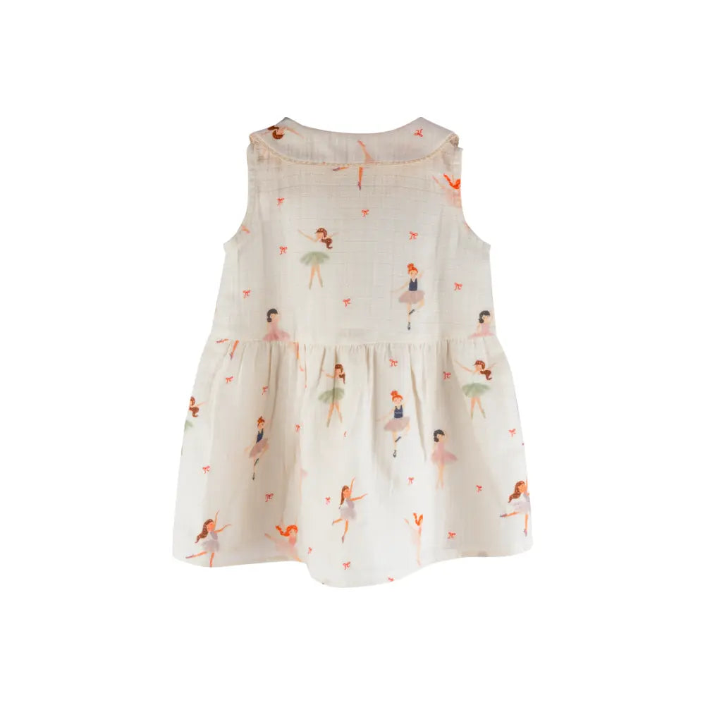 Dulaar Organic Muslin Dress - Little Ballerinas