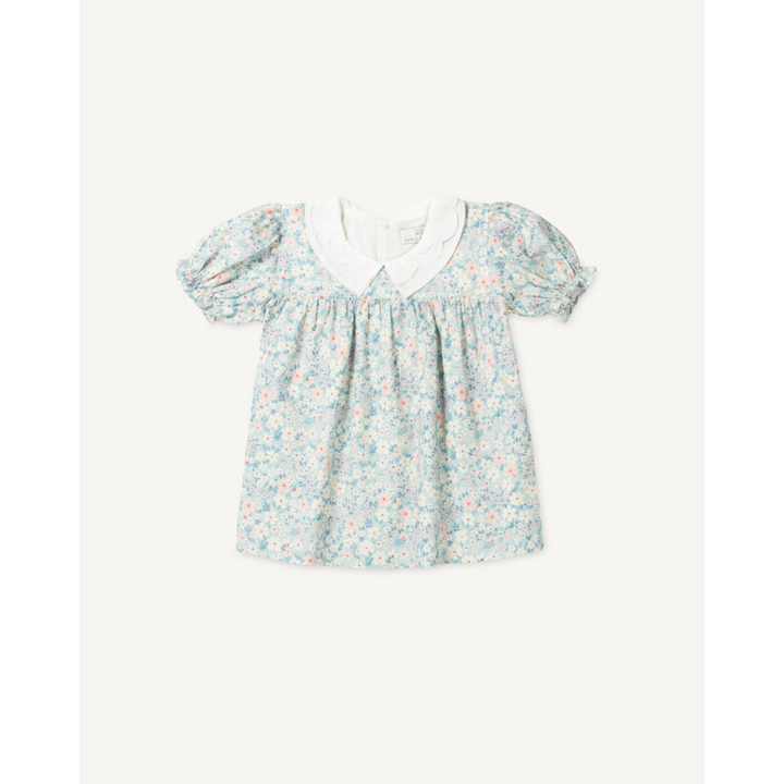 Early Sunday Cotton Cambric Sukie Baby Dress &amp; Bloomer - Amelia