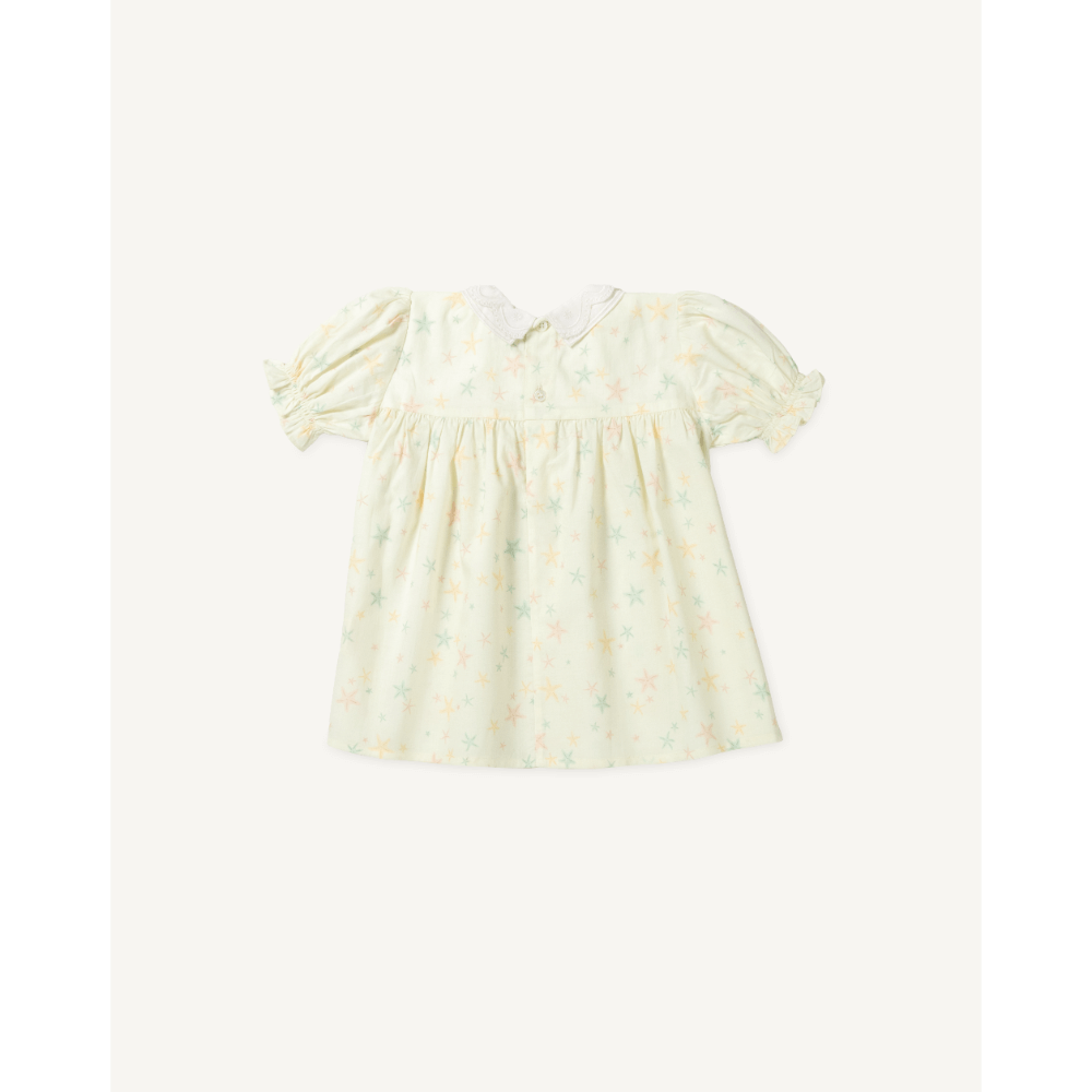 Early Sunday Sukie Baby Dress &amp; Bloomer - Star Fish