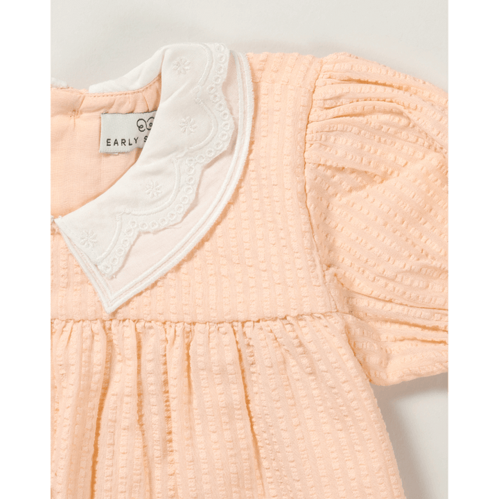 Early Sunday Sukie Baby Dress &amp; Bloomer - Warm Sand