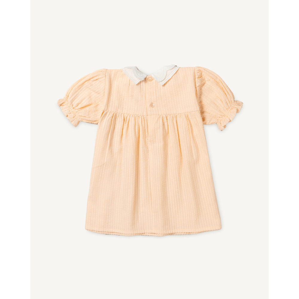 Early Sunday Sukie Baby Dress &amp; Bloomer - Warm Sand